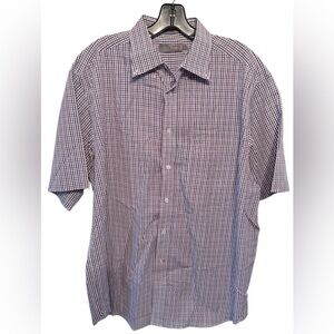 daniel cremieux signature collection Button Down shirt Size Large Plaid